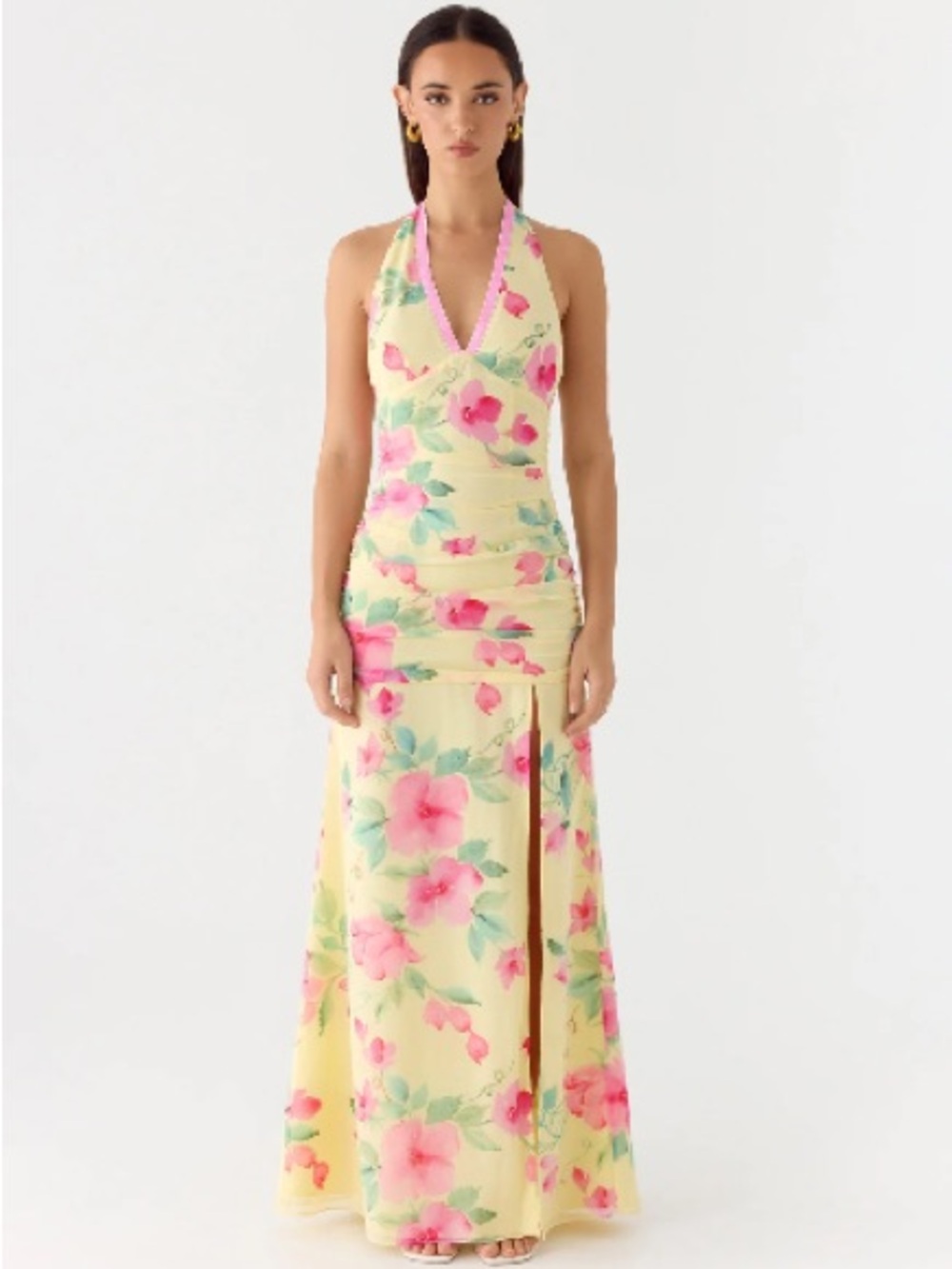 Colada Halter Maxi Dress